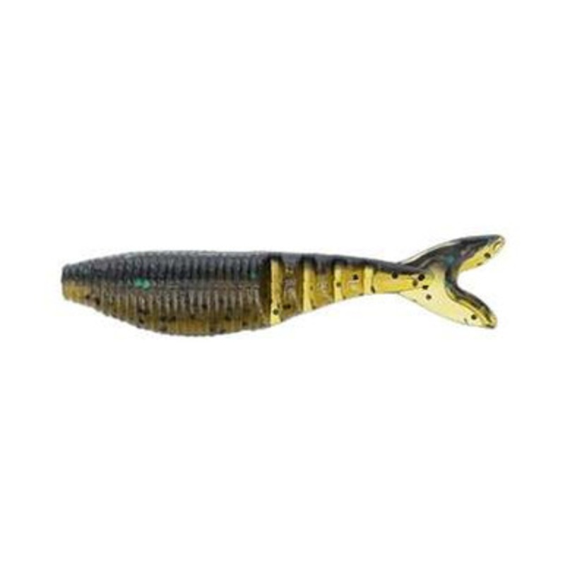 Yamamoto Zako Swimbait – 3in – Black w/Large Blue Flake/297 Laminate