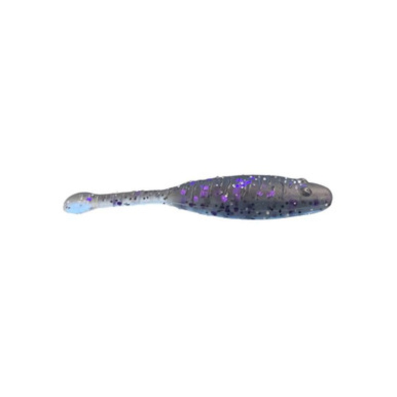 Great Lakes Finesse Flat Cat – 2.25in – Smoke Clear Purple Flake