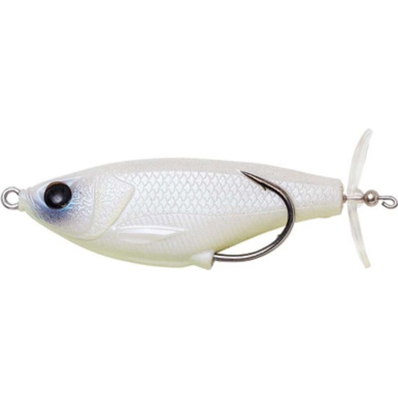 Savage Gear Prop Minnow – 3-1/2in – White and Glow