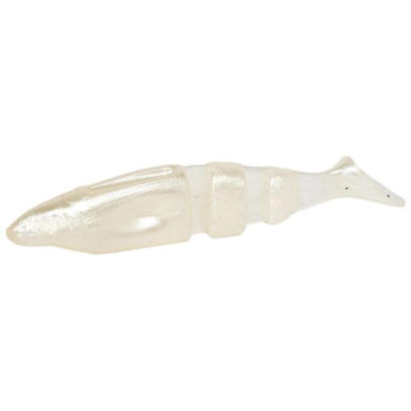 Lake Fork Trophy Lures Magic Shad w/ Boot Tail – 3.5in Pearl