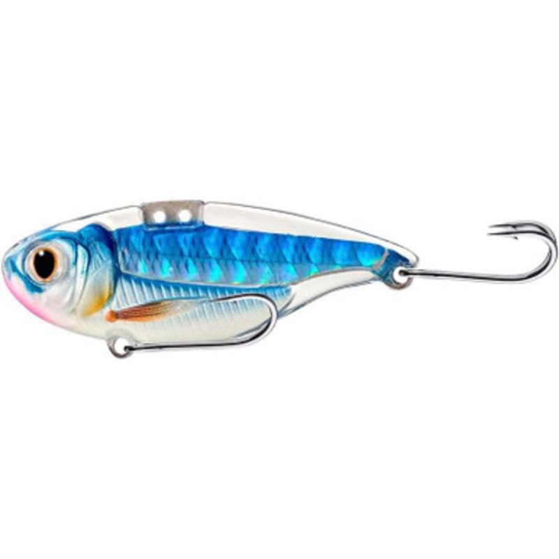 LIVETARGET Sonic Shad Blade Bait – 3/8oz – Glow/Blue