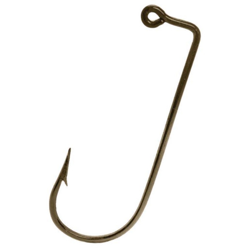Mustad 32570 1X Bronze RB Jig Hooks – 100 Pack – 2/0
