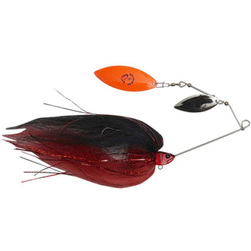 Savage Gear Da’Mega Bush Spinnerbait – 2oz – Black and Red
