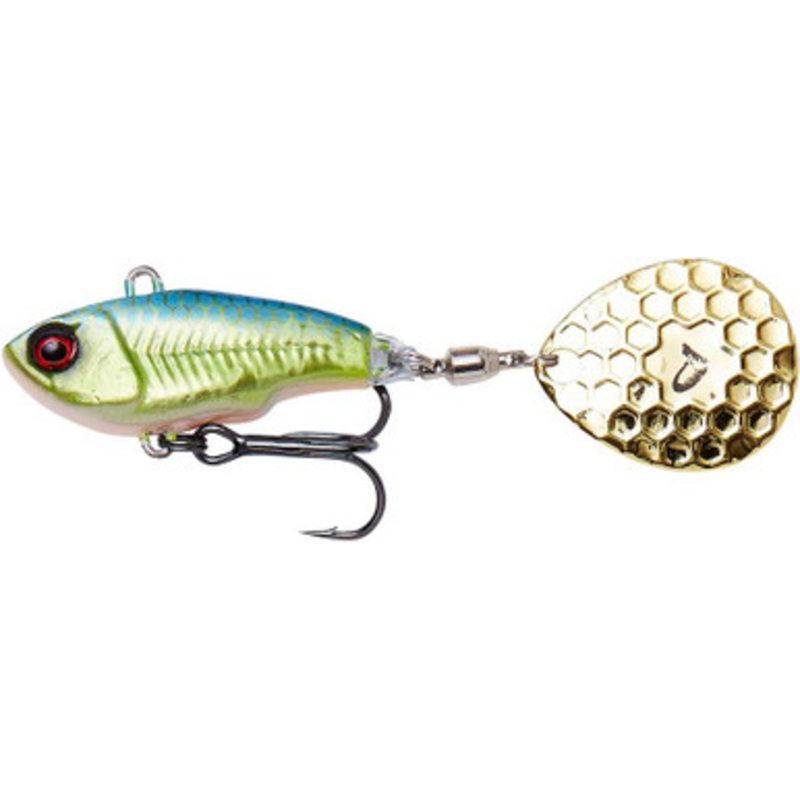 Savage Gear Fat Tail Spin – 3/4oz – Emerald Shiner