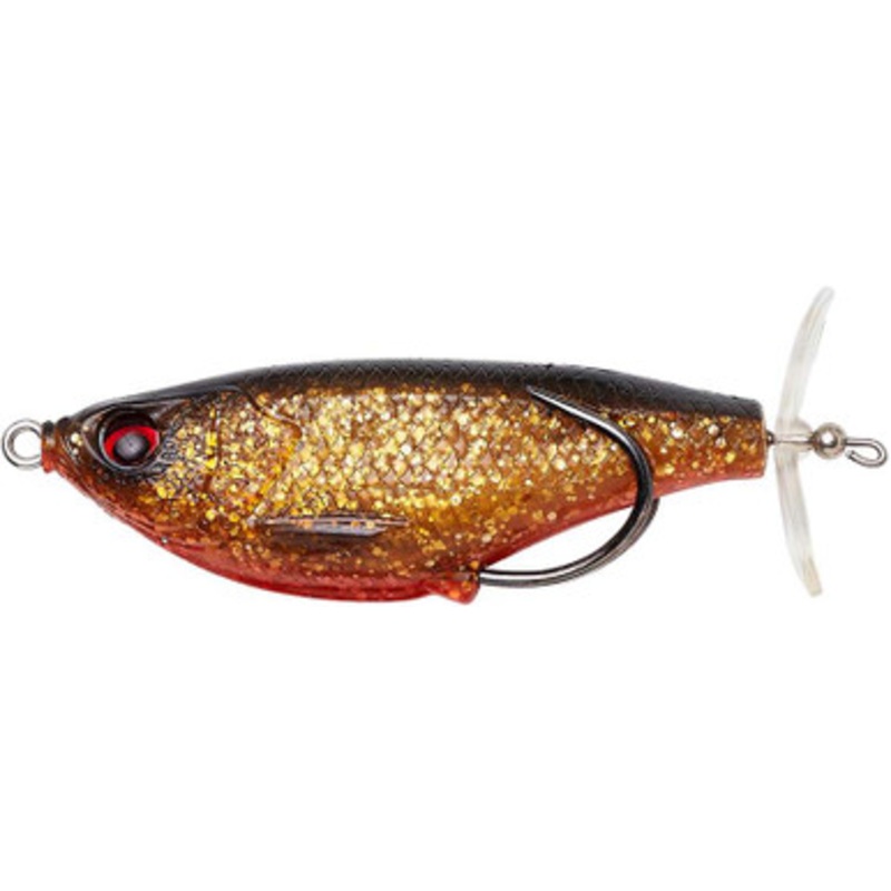 Savage Gear Prop Minnow – 3-1/2in – Gold and Black