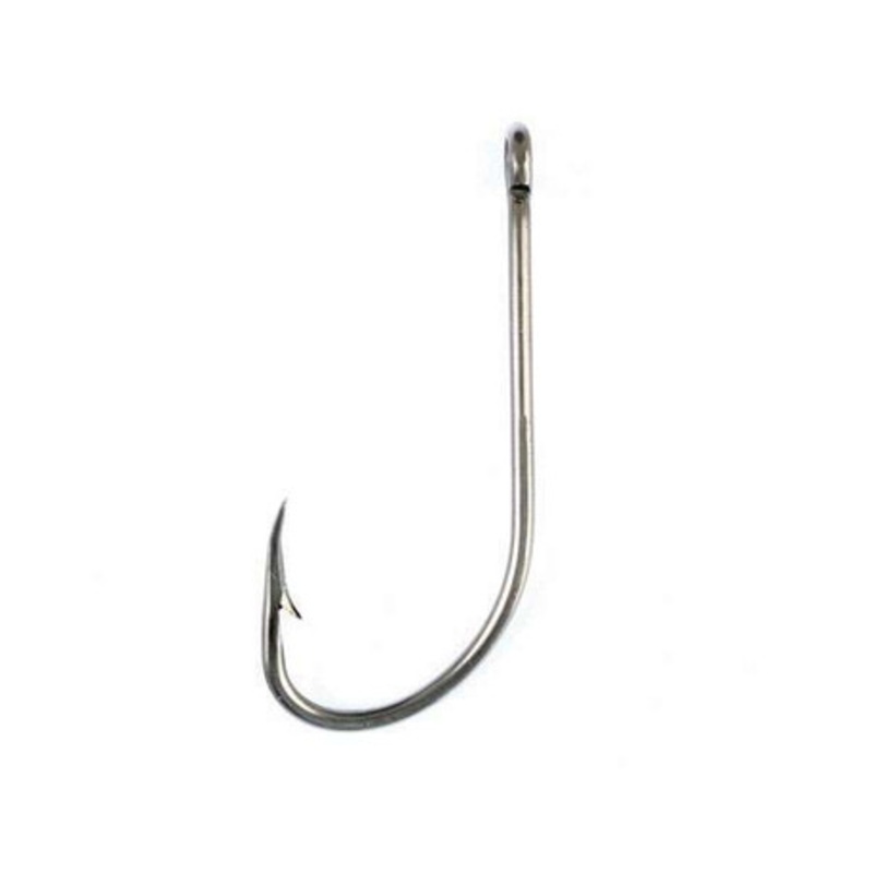 Eagle Claw 089A Plain Shank Offset Hooks – A Pack – Size 12
