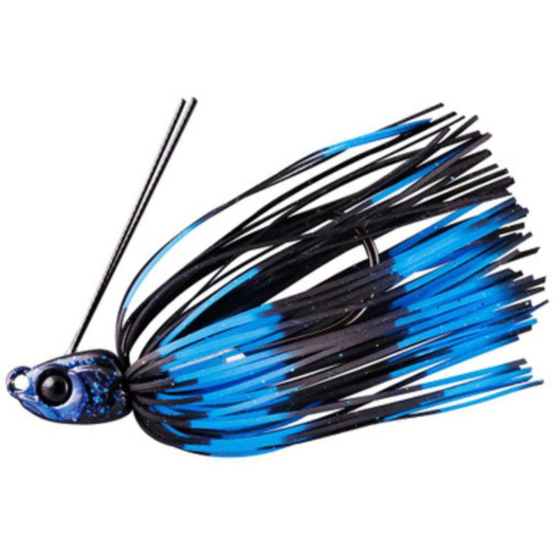 Jackall B Crawl Swim Jig – 3/8oz – Black Blue Stripe