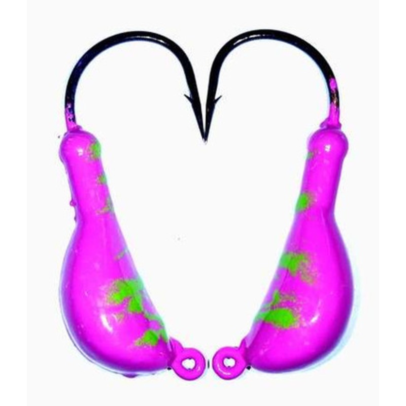 JoeBaggs Tackle Blackfish Tog Jigs 2-1/2oz Pink/Green