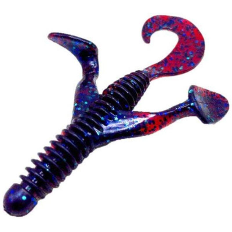 Lake Fork Trophy Lures Fork Creature Bait – 5in Plum Apple