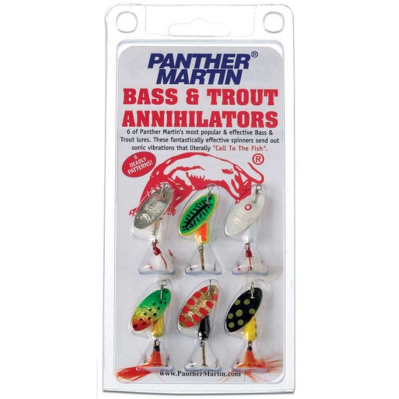 Panther Martin Bass & Trout Annihilators Spinner Kit