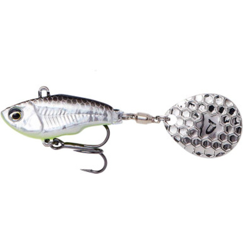 Savage Gear Fat Tail Spin – 1/3oz – Black and Chrome