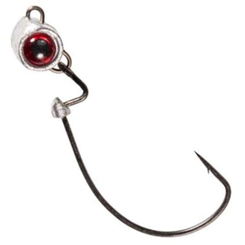 Z-Man Texas Eye Finesse Jighead – 1/10oz – Red