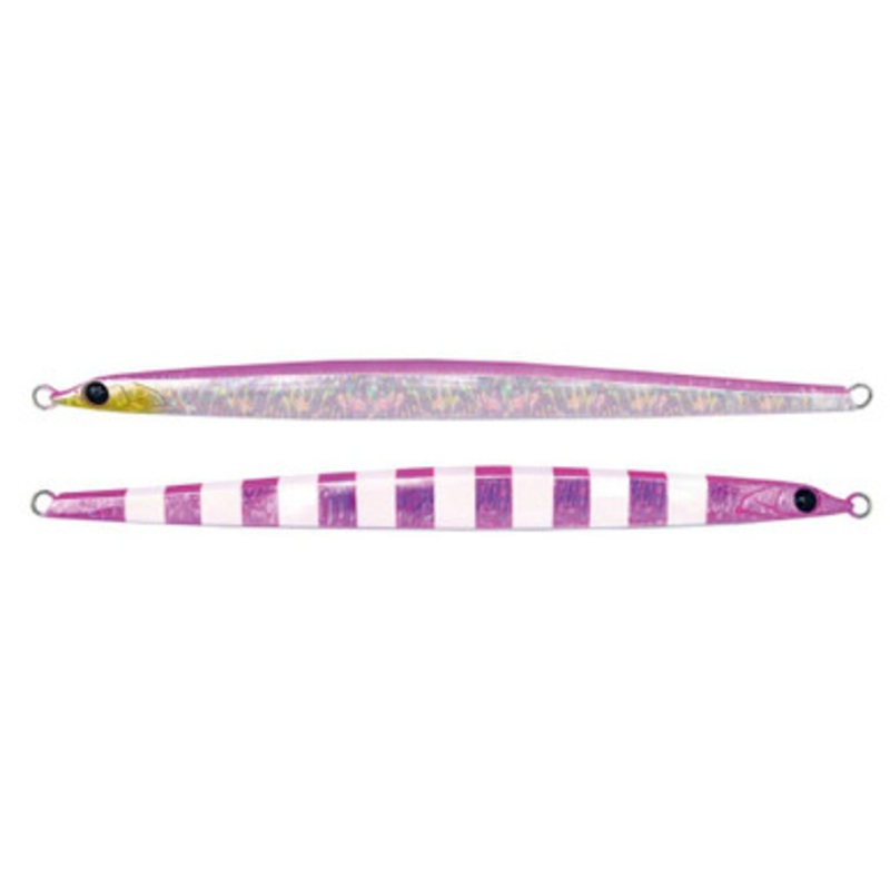 Damiki Lance LJ Vertical Jig – 350g Pink Zebra Glow