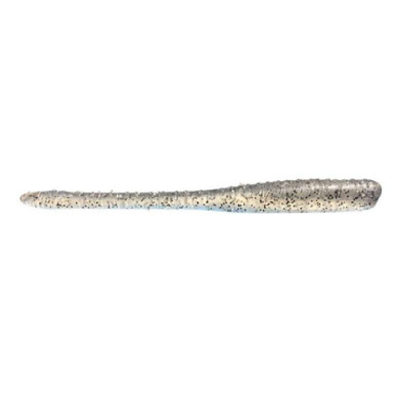 Great Lakes Finesse Drop Worm – 4in – Clear Shad