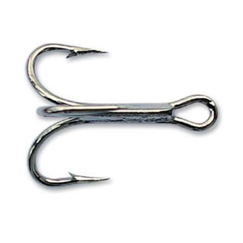 Mustad 3599C 4X Black Nickel Kingfish Treble Hook – 25 Pack – 1