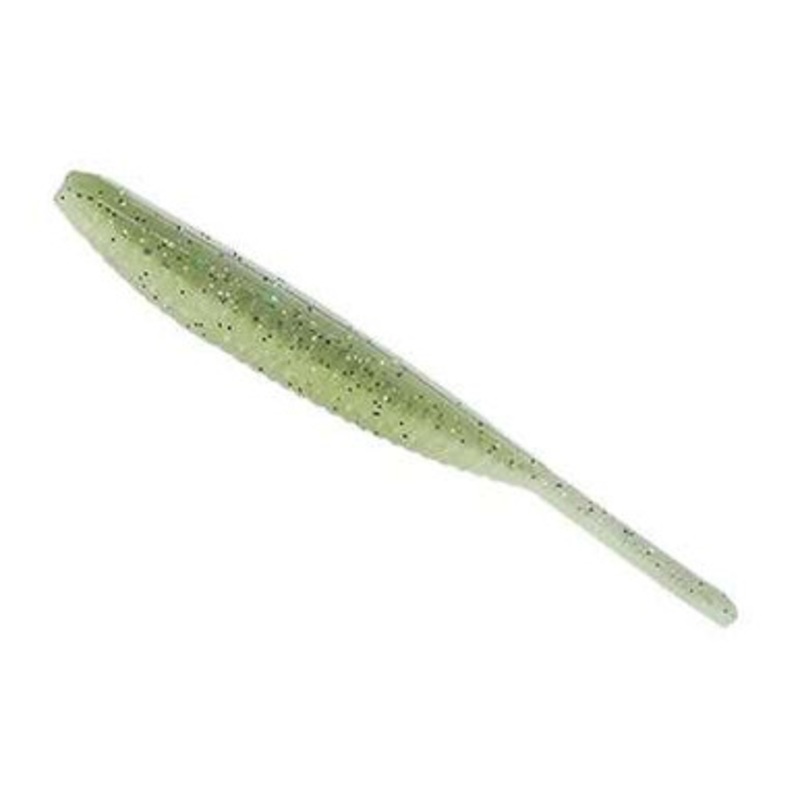 Yamamoto Shad Shape Floater Worm – 5in – Baby Bass w/Crystal Clear Belly Laminate