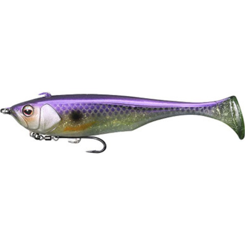 Jackall Dunkle Swimbait – Purple Chartreuse