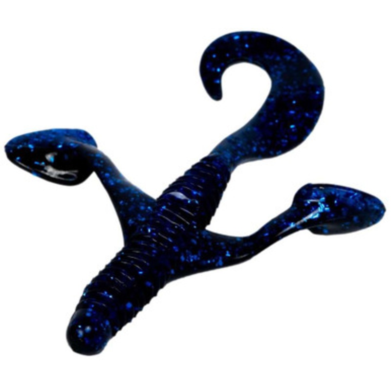 Lake Fork Trophy Lures Fork Creature Bait – 5in Blue Bruiser