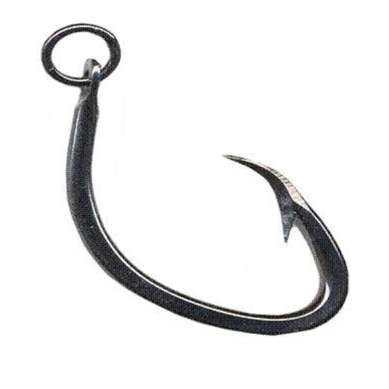 Quick Rig Charlie Brown Circle Hooks Ringed Bleeding Red – Size 4/0