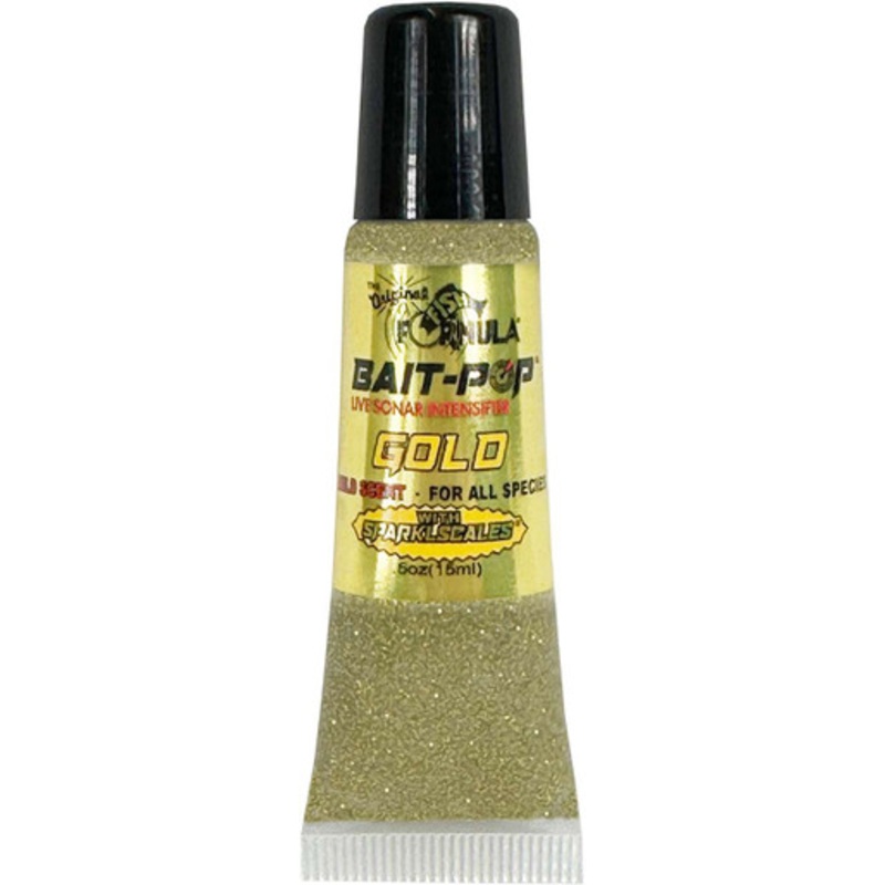 Bait-Pop Live Sonar Intensifier & Scent – Gold
