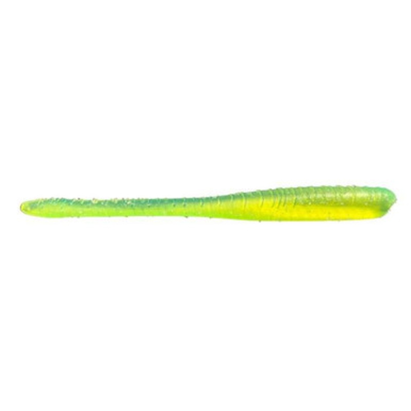 Great Lakes Finesse Drop Worm – 4in – Meltdown