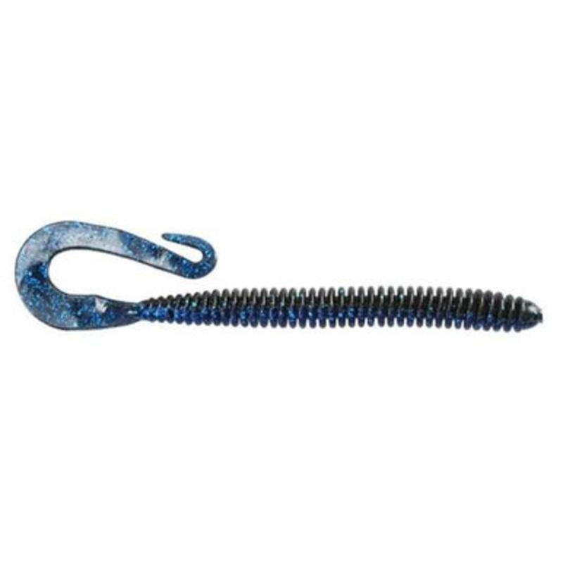 Lake Fork Trophy Lures Lake Fork Worm – 8in Blue Bruiser