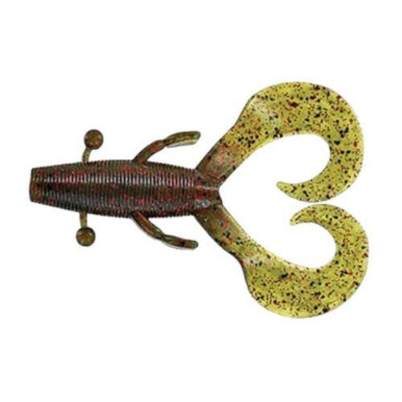 Yamamoto Cowboy Creature Bait – 3.75in – Watermelon Black w/Red Flake/Lite Watermelon Red w/Black Fl