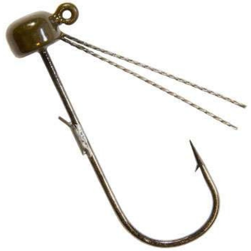 Z-Man Power Finesse ShroomZ Weedless – 1/10oz – Green Pumpkin