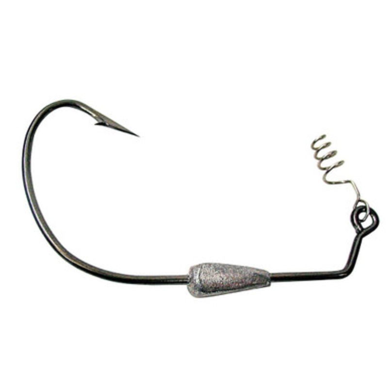 Eagle Claw Lazer Sharp L11114G 60 Deg. Barbed Spear Swimbait Hooks – 3/0