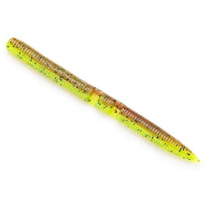 Lake Fork Trophy Lures Hyper Stick Worm – 5in Carolina Pumpkin Chart.