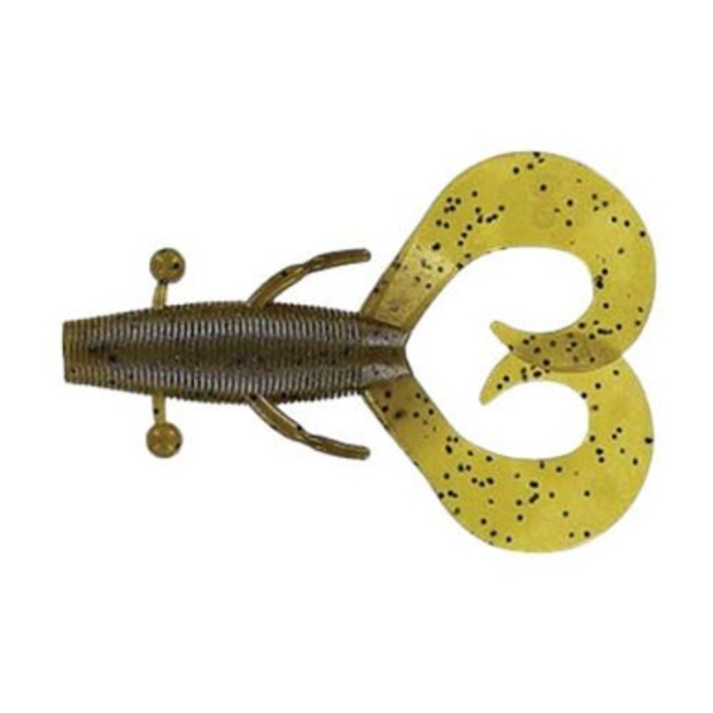 Yamamoto Cowboy Creature Bait – 3.75in – Green Pumpkin Pepper