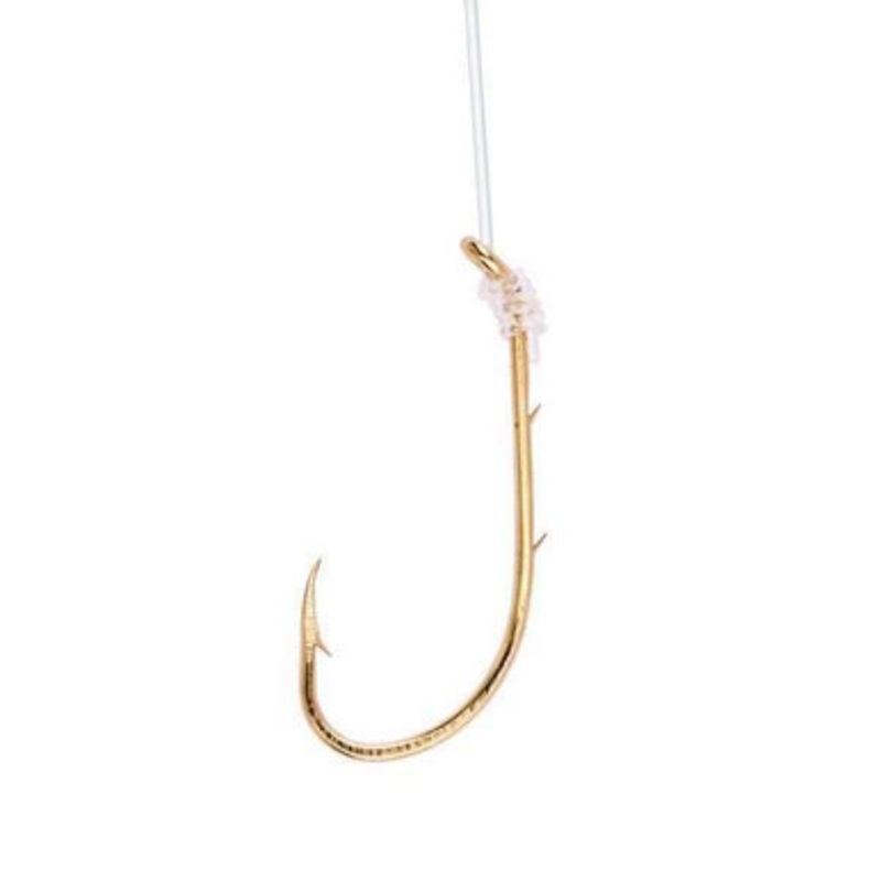 Eagle Claw Lazer Sharp 9212R Baitholder Snelled Hooks Red 18” – 3/0