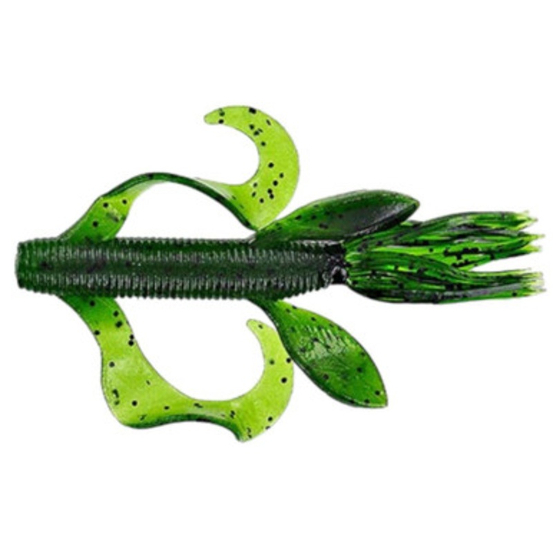 Yamamoto Kreature Bait – 4in – Fading Watermelon w/Large Black Flake