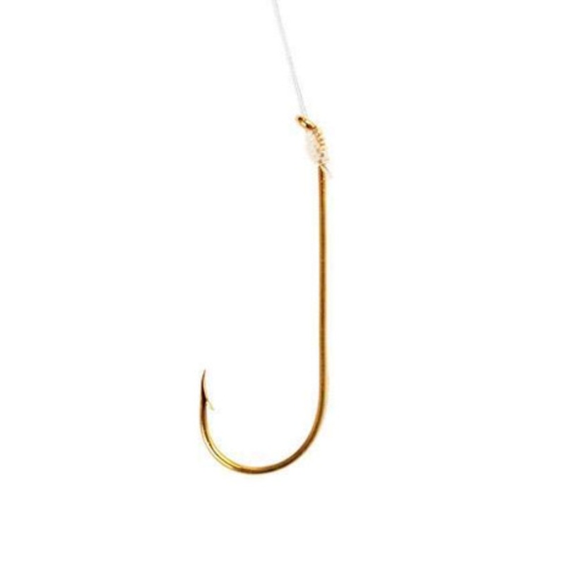 Eagle Claw 127 Aberdeen Live Bait Snelled Hooks – Size 6