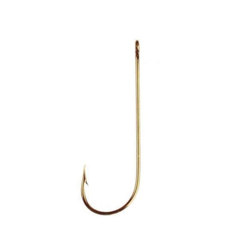 Eagle Claw 214EL Aberdeen 1X Light Wire Non-Offset Hooks R-Pack – 4