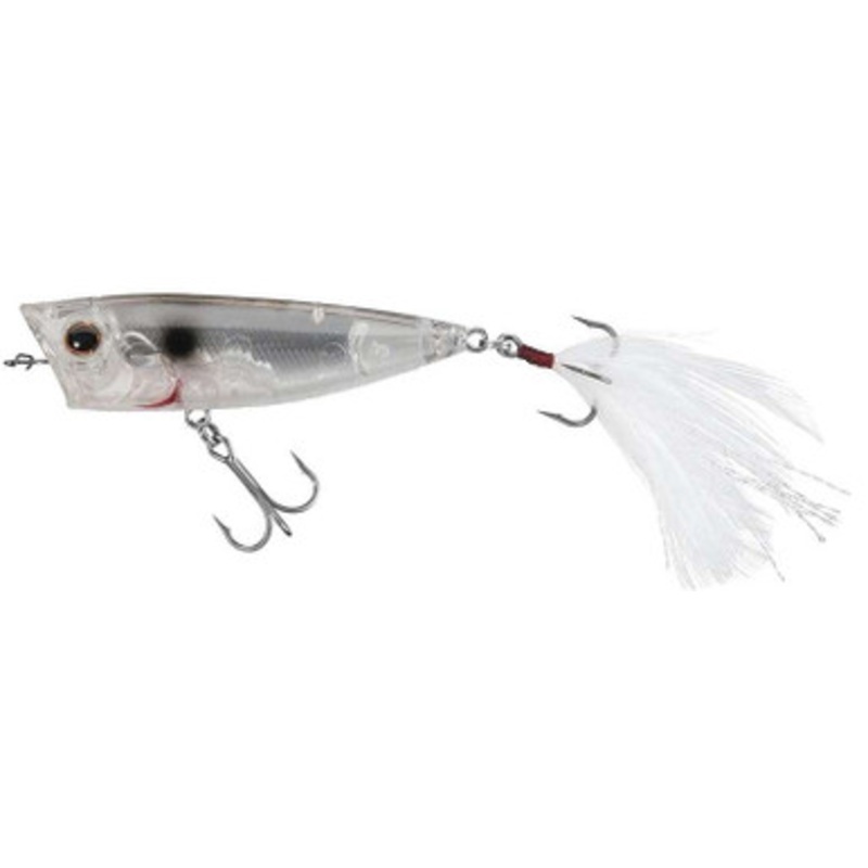 Evergreen OB Popper Custom Topwater Bait – Flash Clear Shad