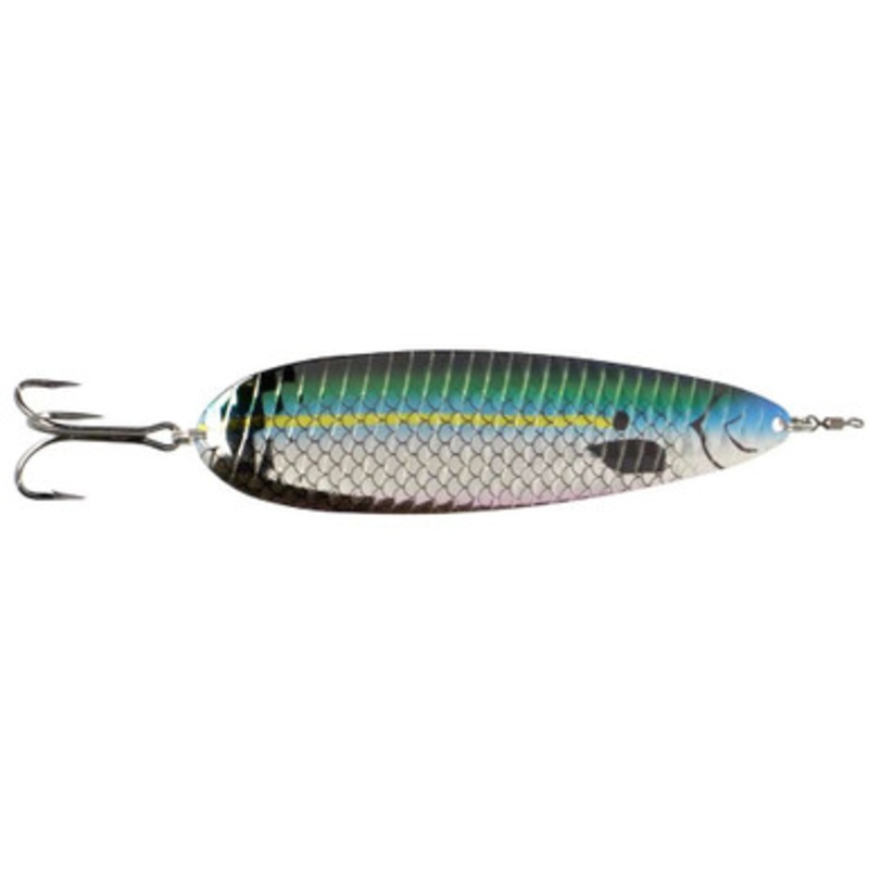 Nichols Lures Ben Parker Magnum Striper Spoon – 6.5in – Blueback HD