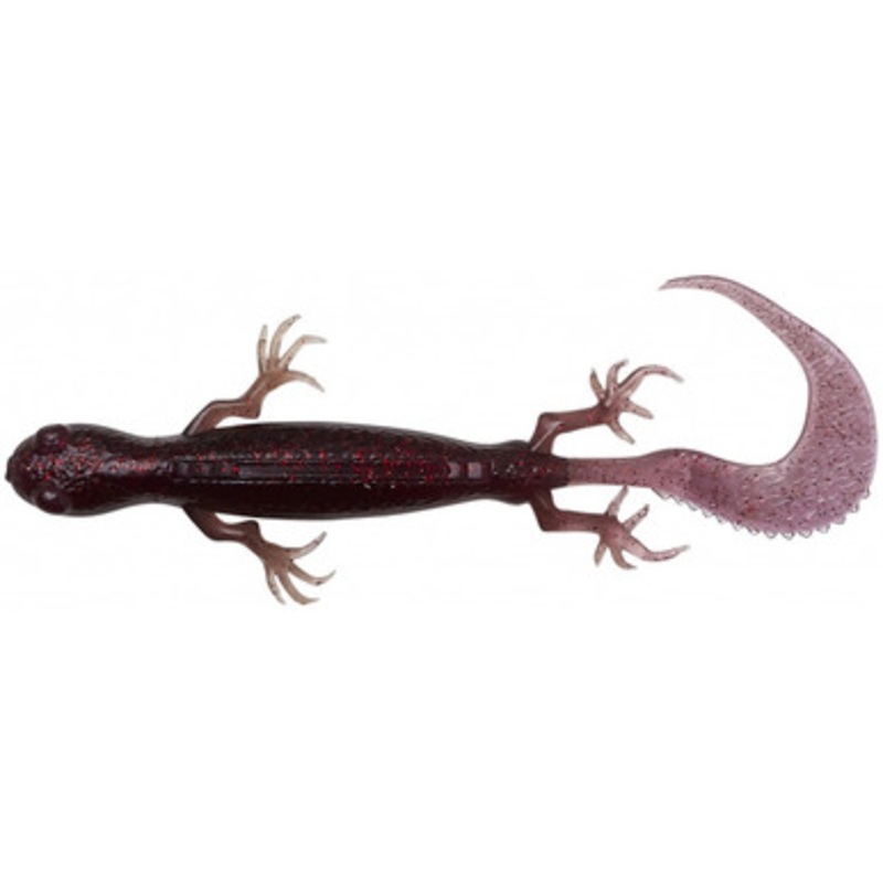 Savage Gear 3D Lizard – 4in – Brown and Purple Laminate