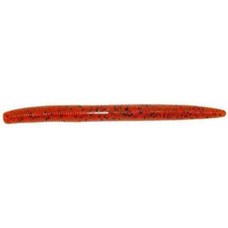 Yamamoto 5in Senko Bulk Pack – 50 Pack – Pumpkin w/ Black & Green