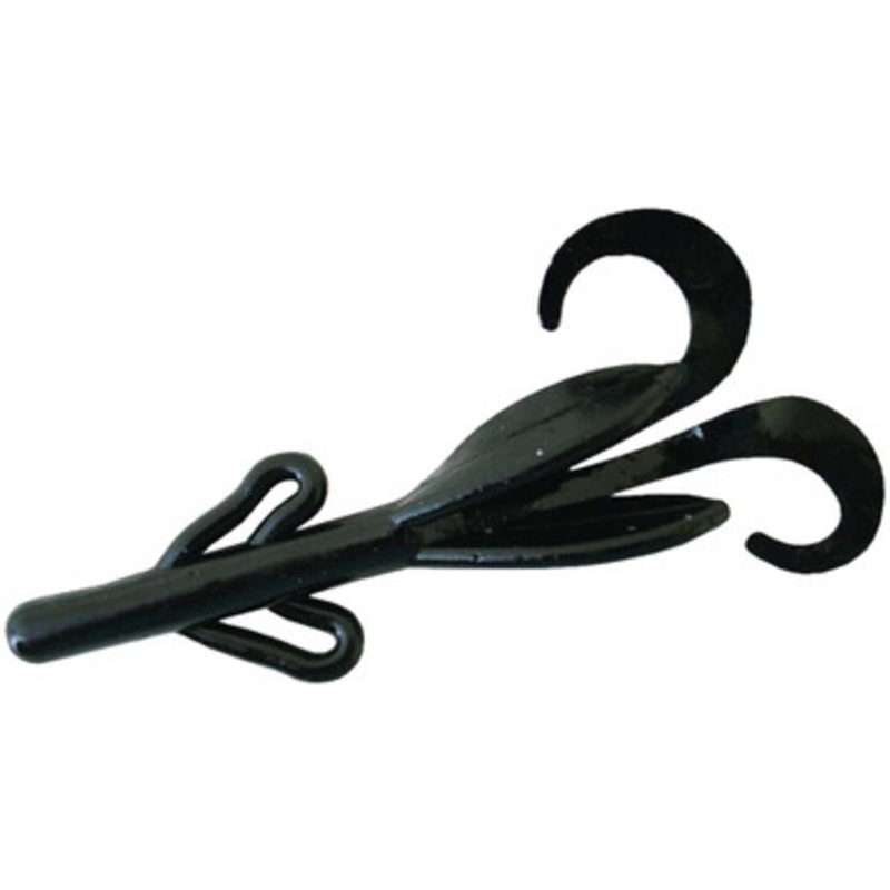 Zoom Baby Brush Hog Bait – 4in – Black