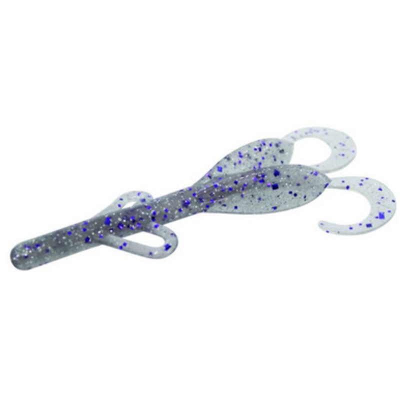 Zoom Baby Brush Hog Bait – 4in – Smokin Purple