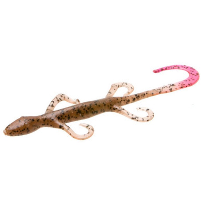 Zoom Lizard Bait – 6in – Pumpkin Fire