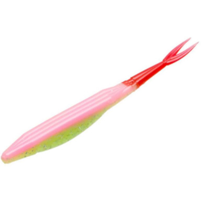 Zoom Salty Super Fluke – Electric Chicken/Red