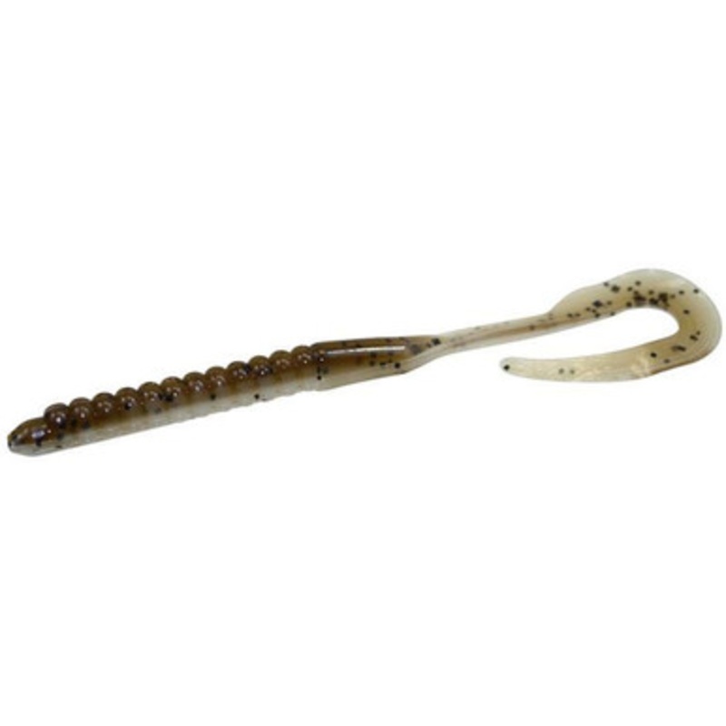 Zoom U-Tale Worm – Green Pumpkin/Pearl