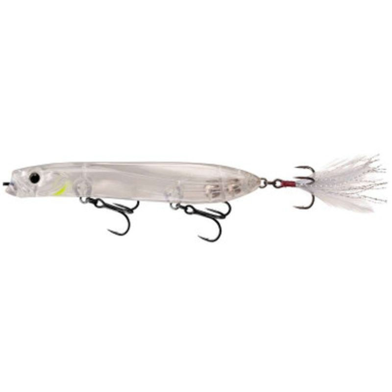 13 Fishing Power-Slide Pencil Popper – 4.8in – Translucent Shad