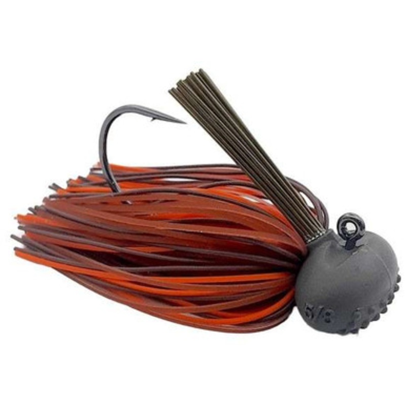 Beast Coast Tungsten Compound Baby Dozer Football Jig – 5/8oz – Stealth OG Brown Craw