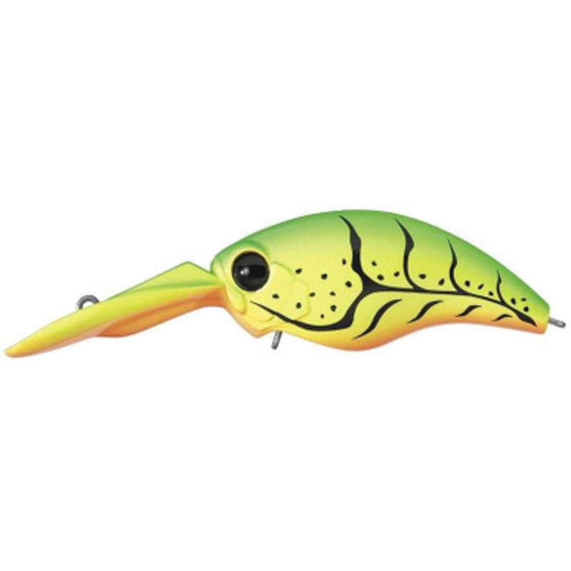 Evergreen Wild Hunch Crankbait – 9/16oz – Fire Tiger Craw