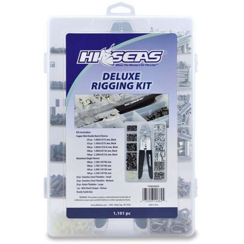 Hi-Seas TKB00003 Deluxe Rigging Kit, 1101 Pieces