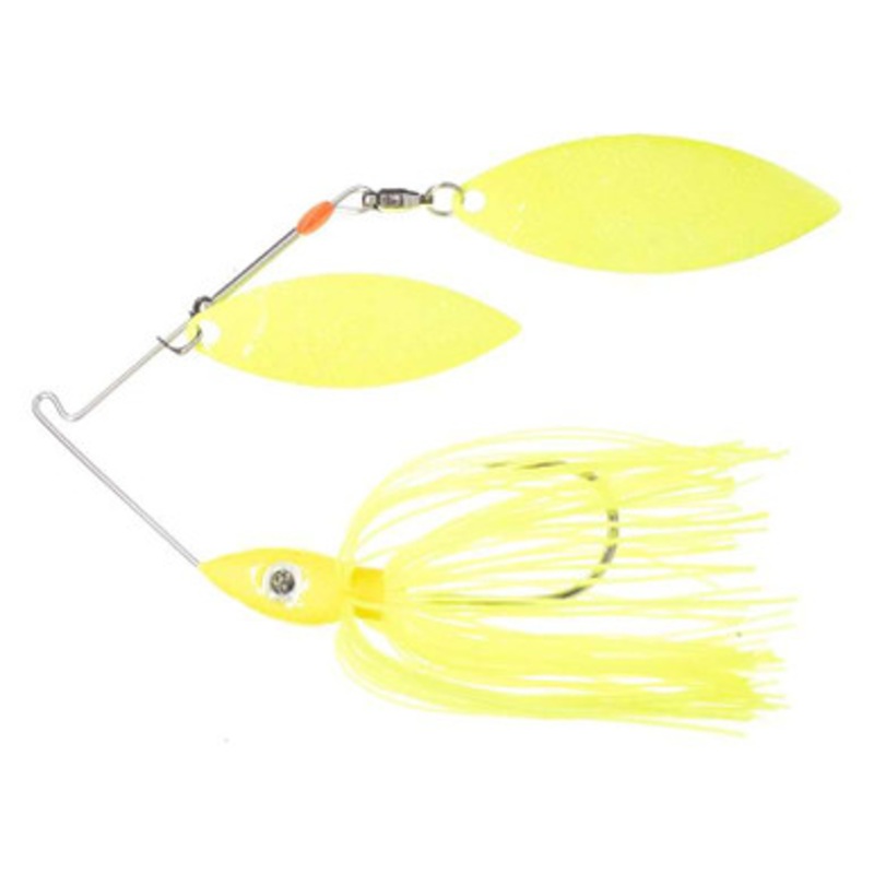 Nichols Lures Pulsator Metal Flake DW Spinnerbait – 1/2oz – Chartreuse