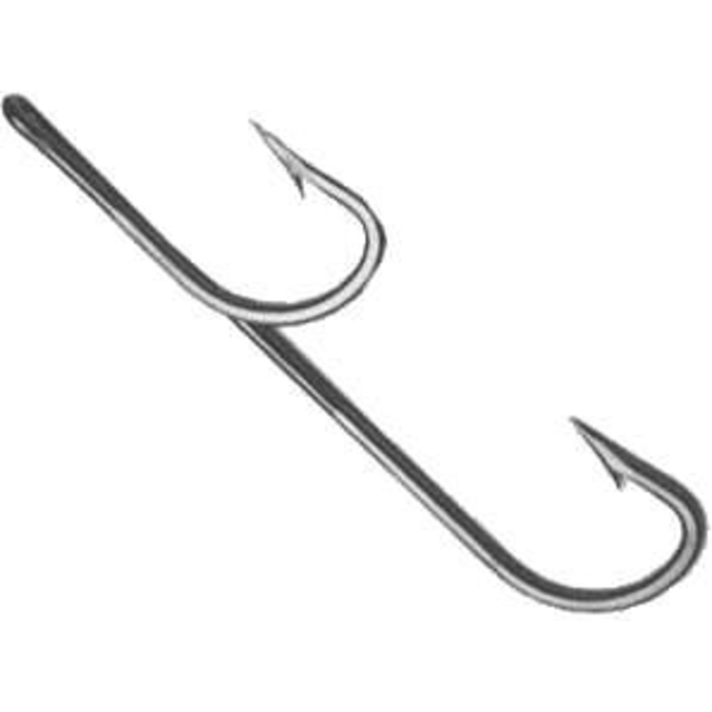 Quick Rig Double Trouble ”0” Degree Hooks 11/0 Black Nickel